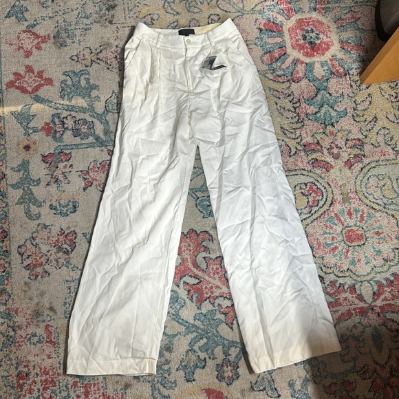 NWT NILI LOTAN Flavie Pant in Ivory size 4 - Picture 5 of 9